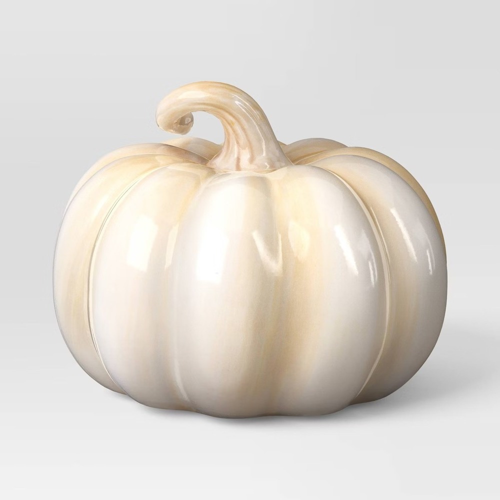 Ceramic Fall Pumpkin‎ Cream - Threshold, Target Fall 2025